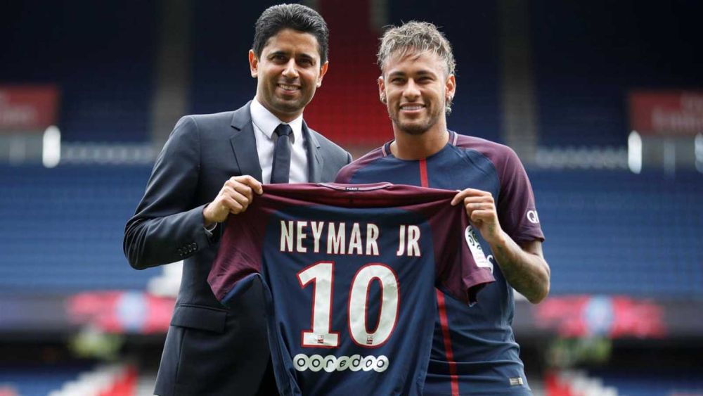 Presentación de Neymar con el PSG