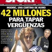 La infame portada del SPORT en aquel momento que ahora les deja en ridículo