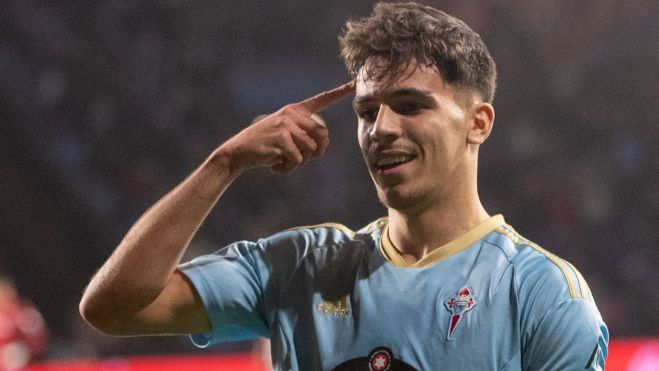 Gabri Veiga esta temporada con el Celta de Vigo