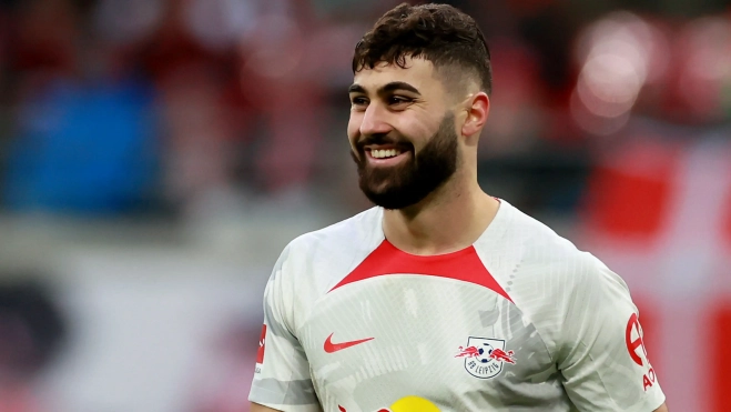 Gvardiol con el RB Leipzig