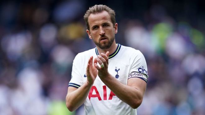 Harry Kane con el Tottenham