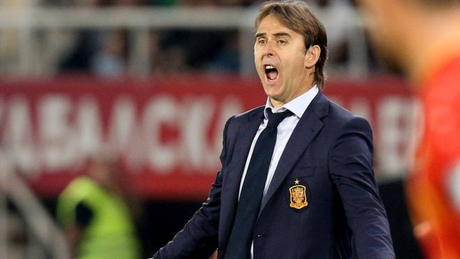 Lopetegui en su etapa con España