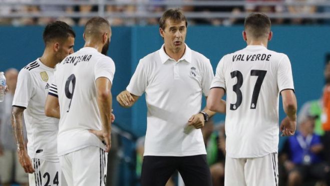 Lopetegui en su etapa en el Real Madrid