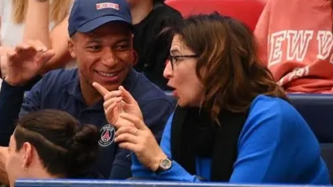 Mbappé y su madre, Fayza Lamari