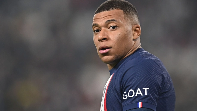 Mbappé con el PSG