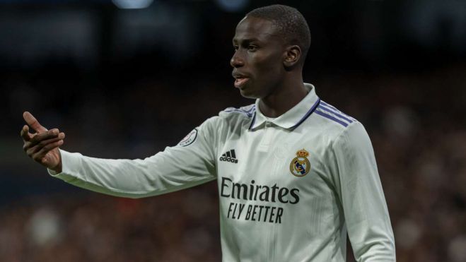 Ferland Mendy esta temporada con el Real Madrid