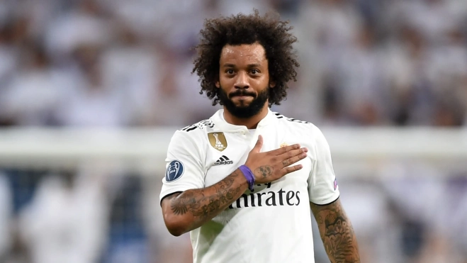 Marcelo con la camiseta del Real Madrid