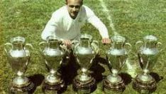 Di Stefano con sus 5 Copas de Europa