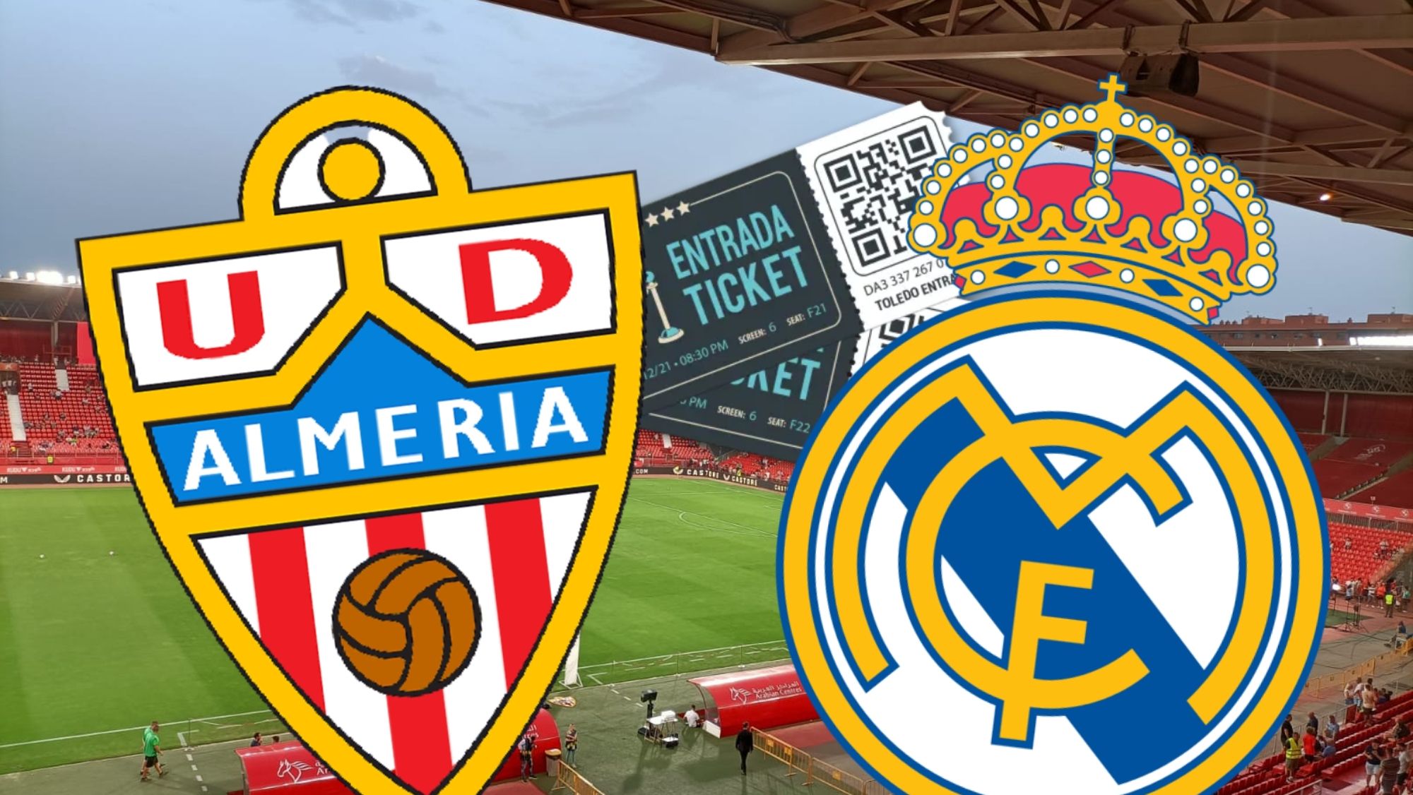 Almería real madrid donde verlo