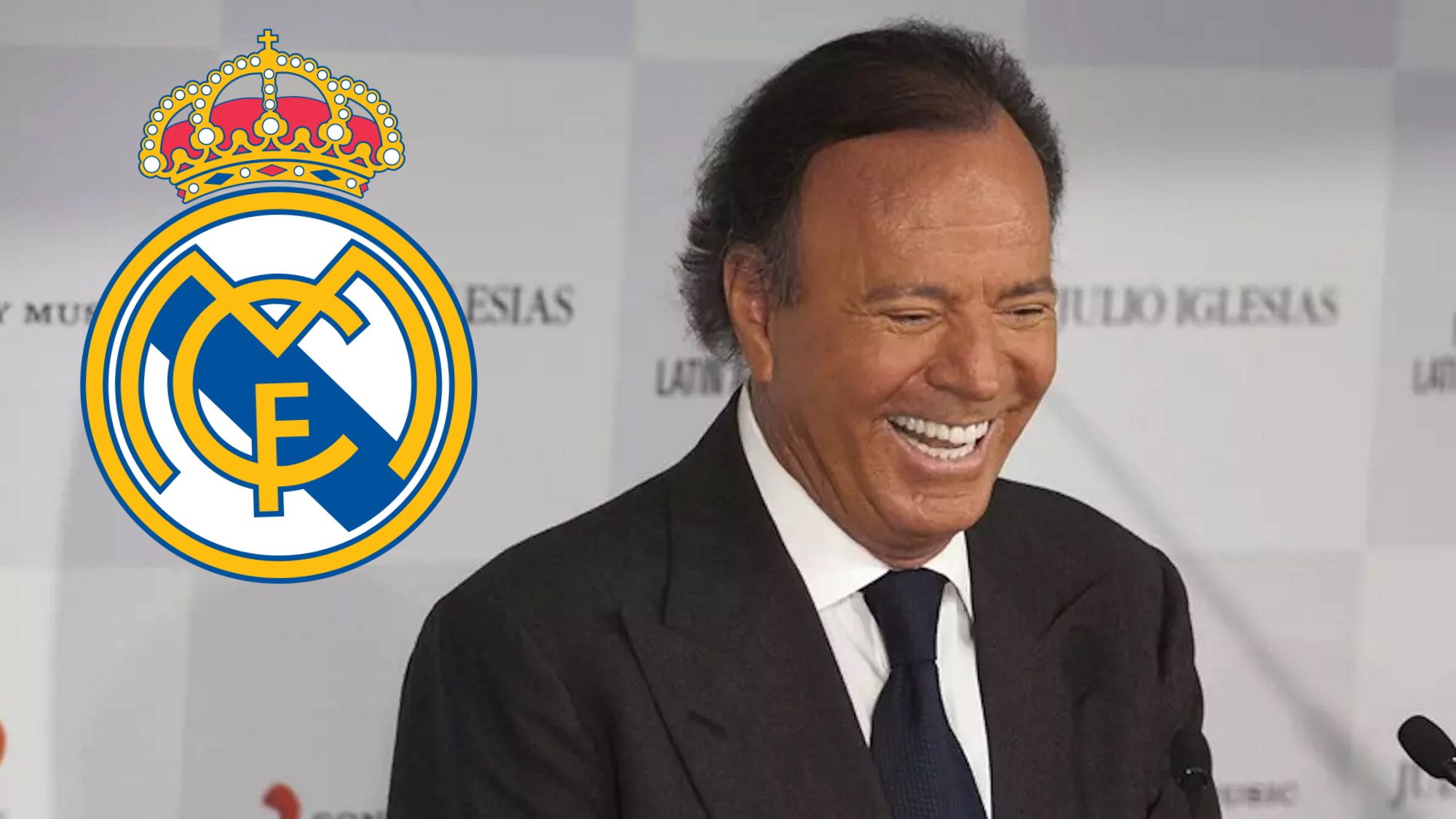 La cariñosa felicitación del Real Madrid a Julio Iglesias el accidente que cambió su vida