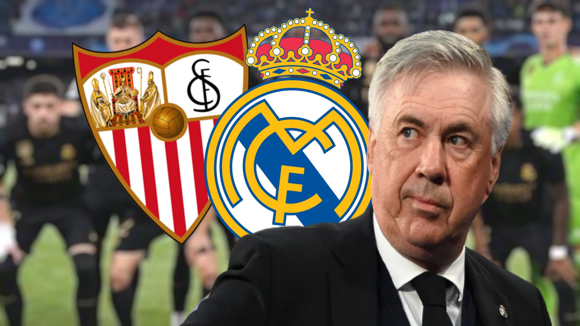 El XI que maneja Carlo Ancelotti para enfrentarse al Sevilla esta tarde habrá más de una sorpresa