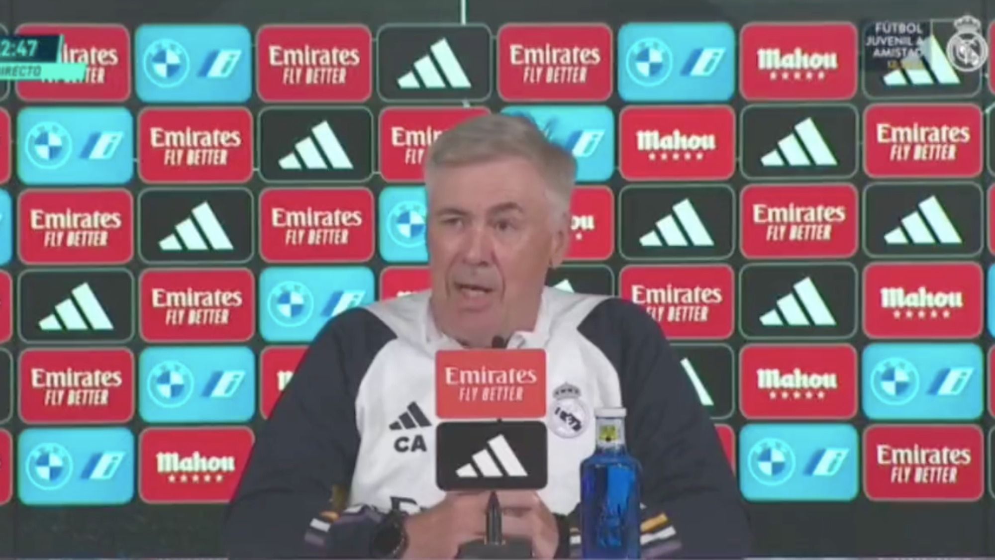 Ancelotti ha zanjado el debate sobre el lateral zurdo con un toque de atención “Es nuestra referencia”