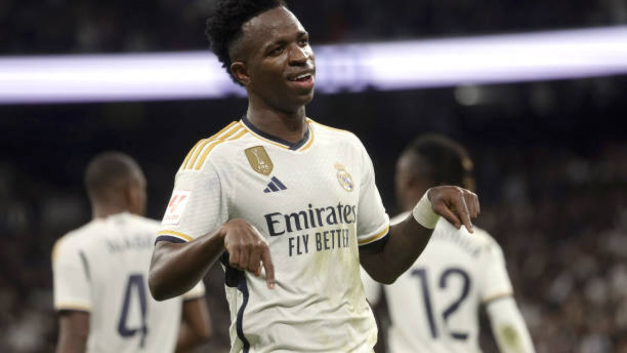 Vinicius sonríe, el madridismo lo celebra el brasileño se marcó un partido estratosférico