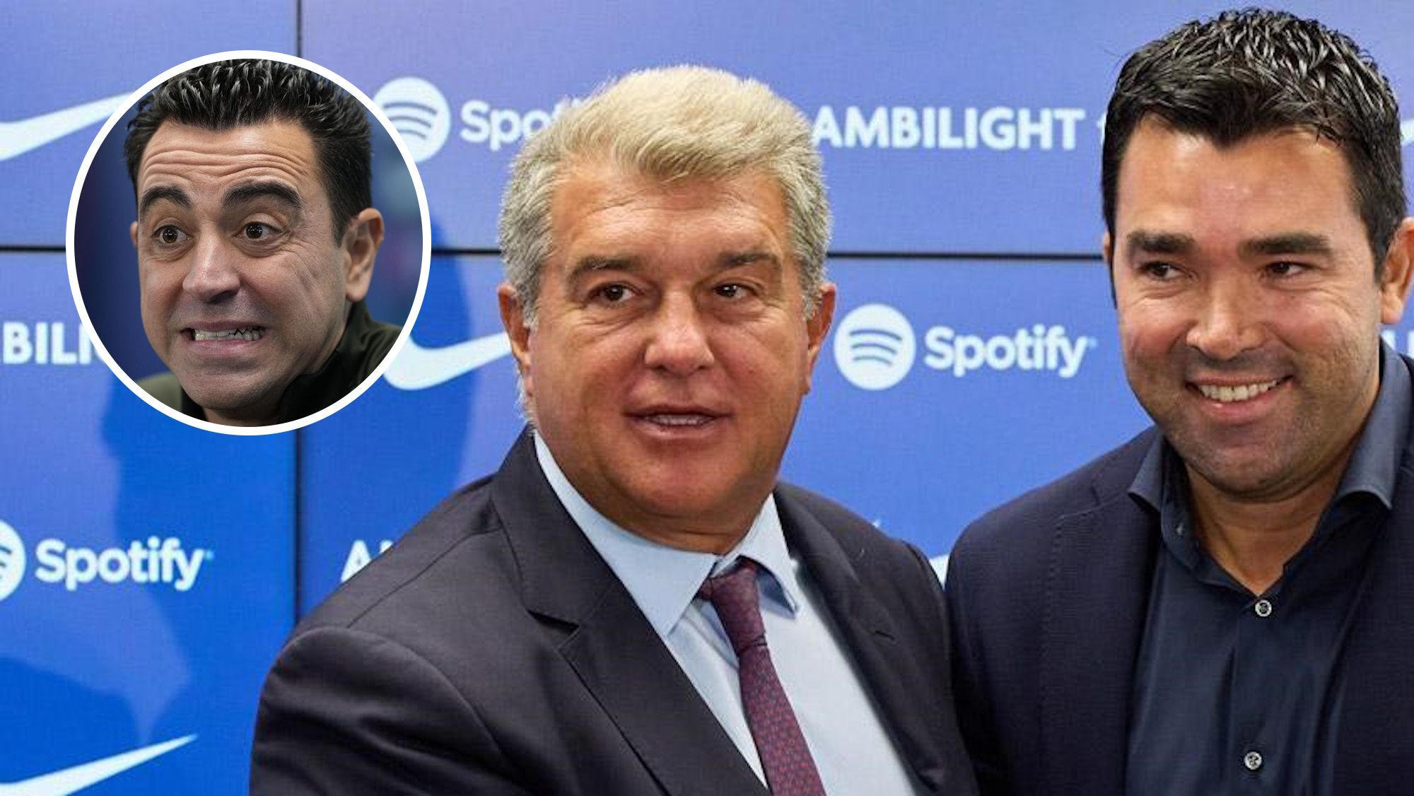 El ridículo mayúsculo del Barça en los despachos en mitad de la crisis deportiva: Deco y Laporta, K.O.