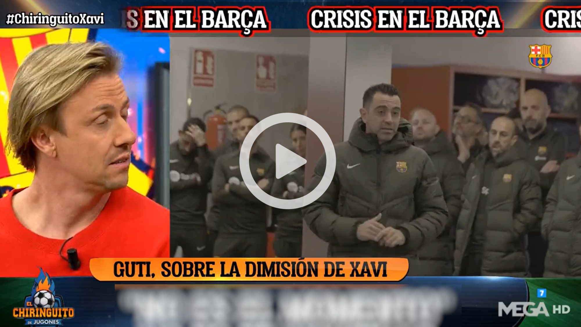 Guti deja K.O. a Xavi, le deja K.O. y le acusa de hipócrita