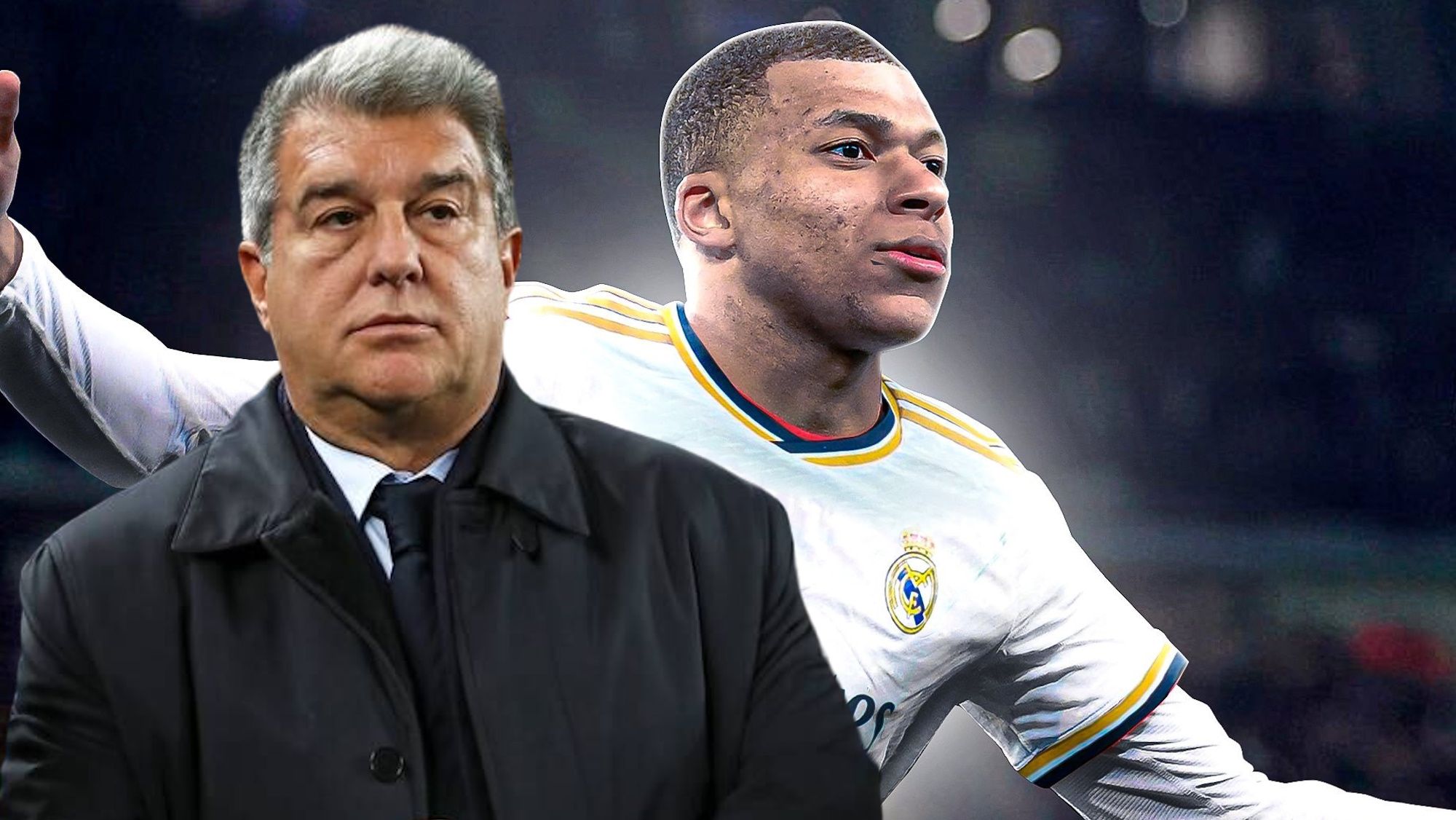 El fichaje de Mbappé por el Madrid trae una doble alegría para Florentino Laporta, liquidado