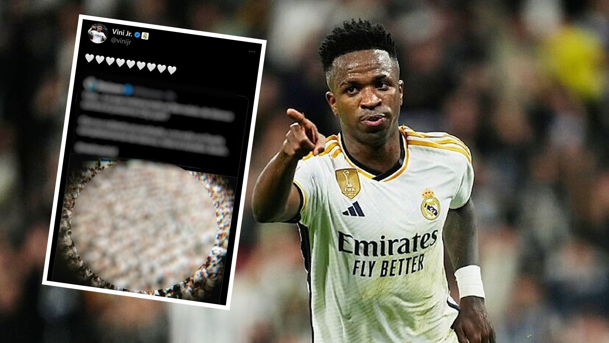 La petición especial que Vinicius ha hecho al madridismo a través de redes sociales reto contra el City