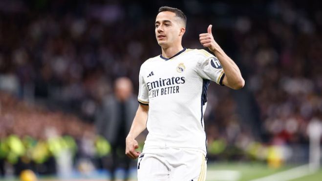 Lucas Vázquez esta temporada con el Real Madrid