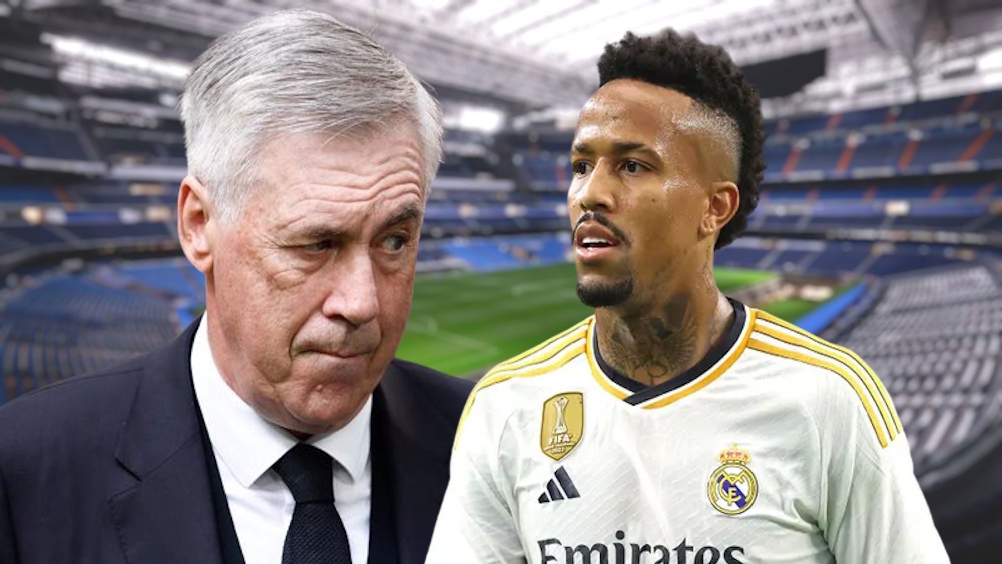 Ancelotti y Militao se han reunido, el italiano le ha pedido un favor al central