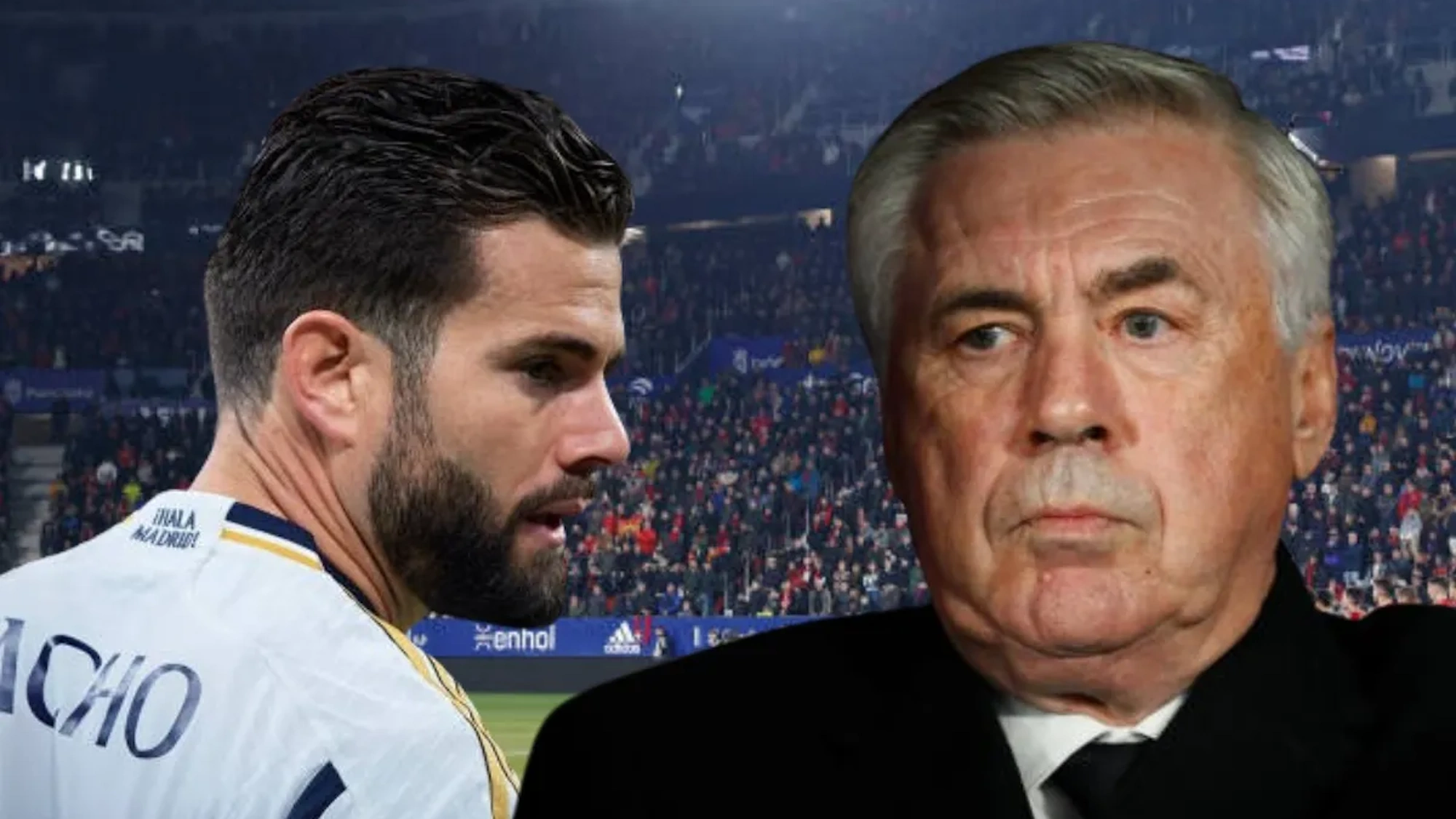 Nacho se fue a por Ancelotti al descanso y se lo dijo a la cara