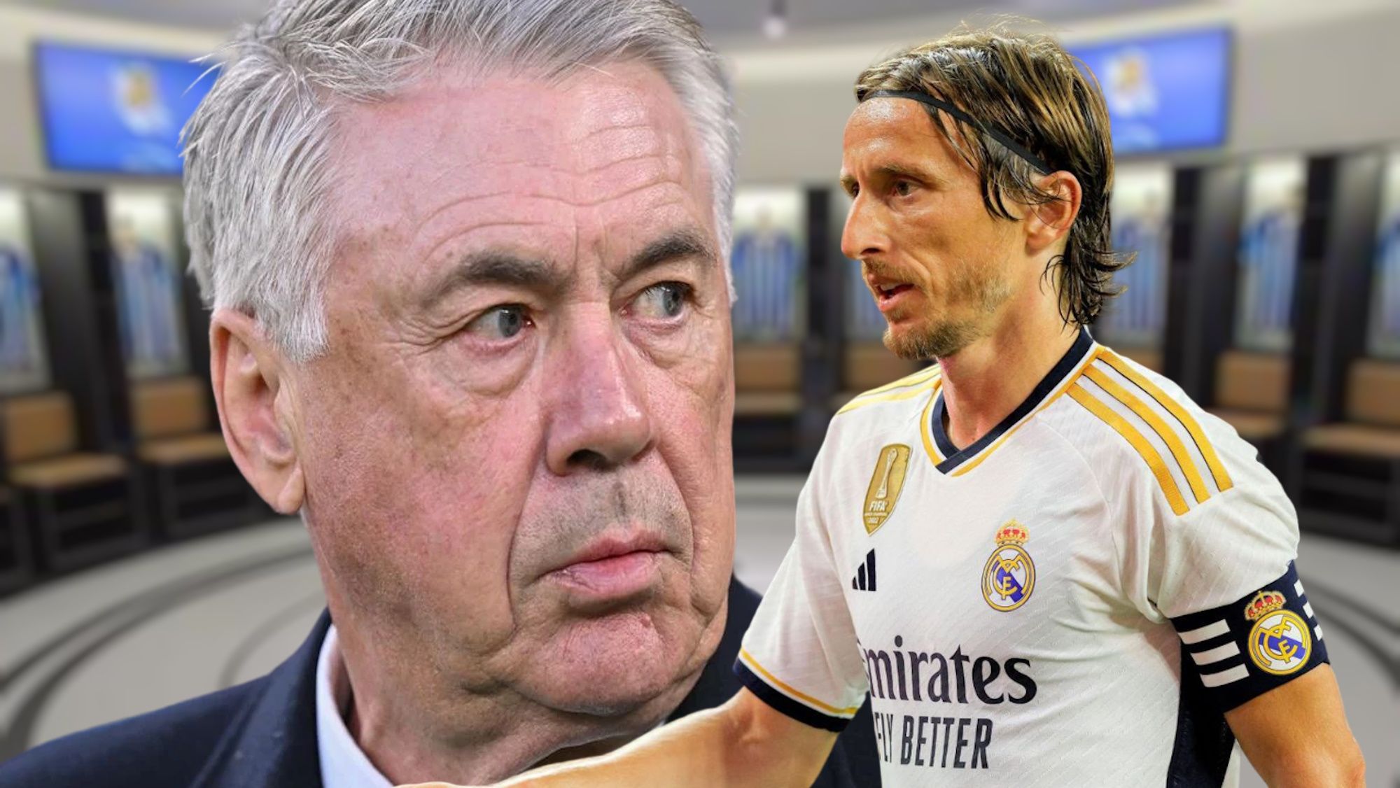 Modric estalla en el vestuario y se lo dice a Ancelotti, no lo soporta