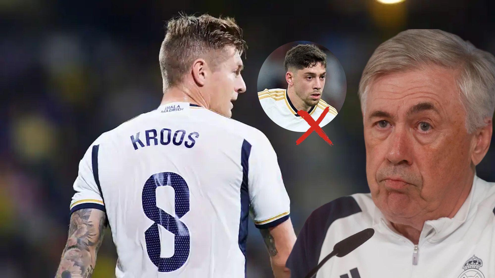 Ancelotti le llama a su despacho, con la salida de Kroos él hará de ‘8’ no es Valverde