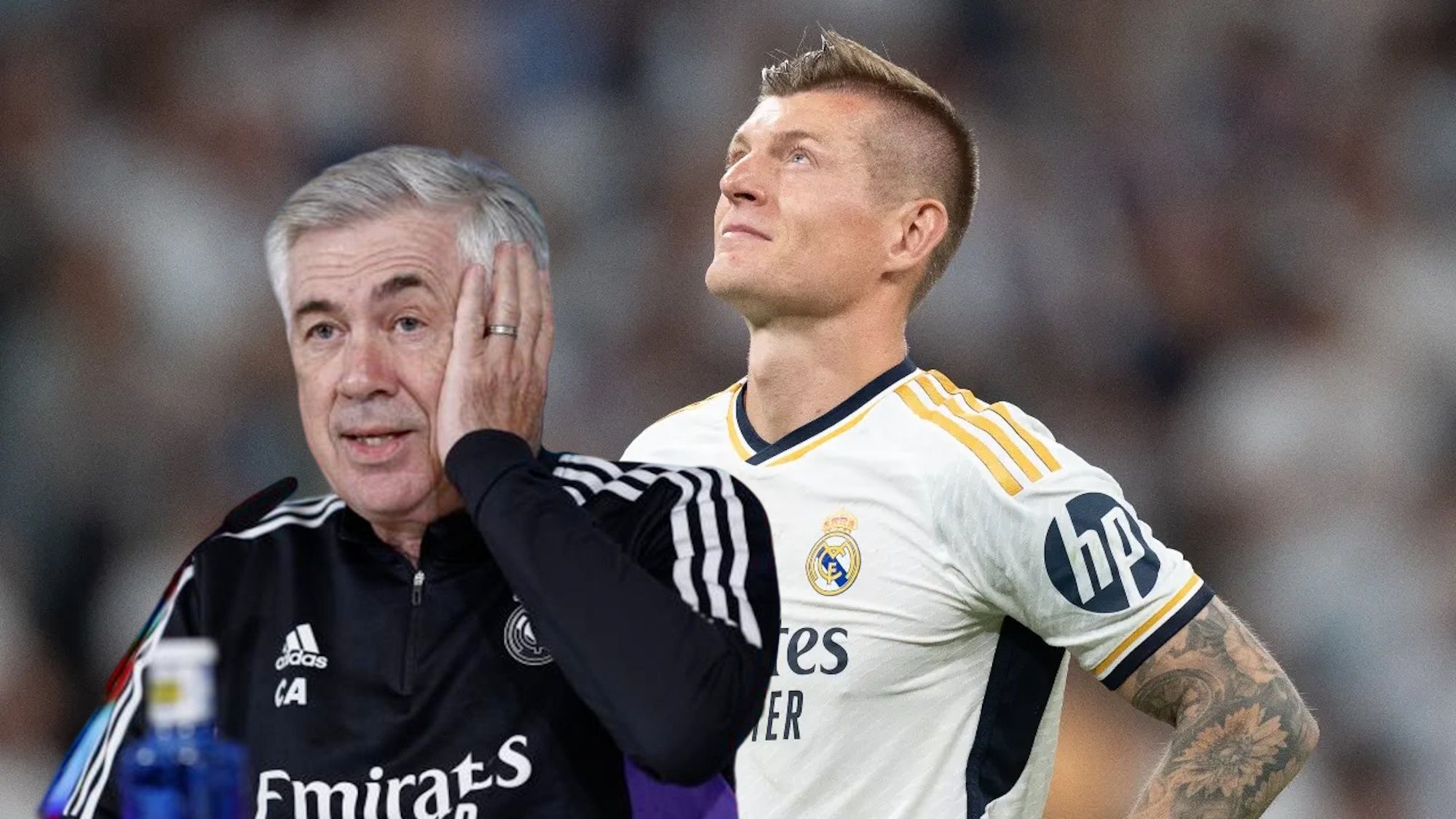 Kroos se cuela en la rueda de prensa de Ancelotti y anuncia cómo suplirle: muy tajante