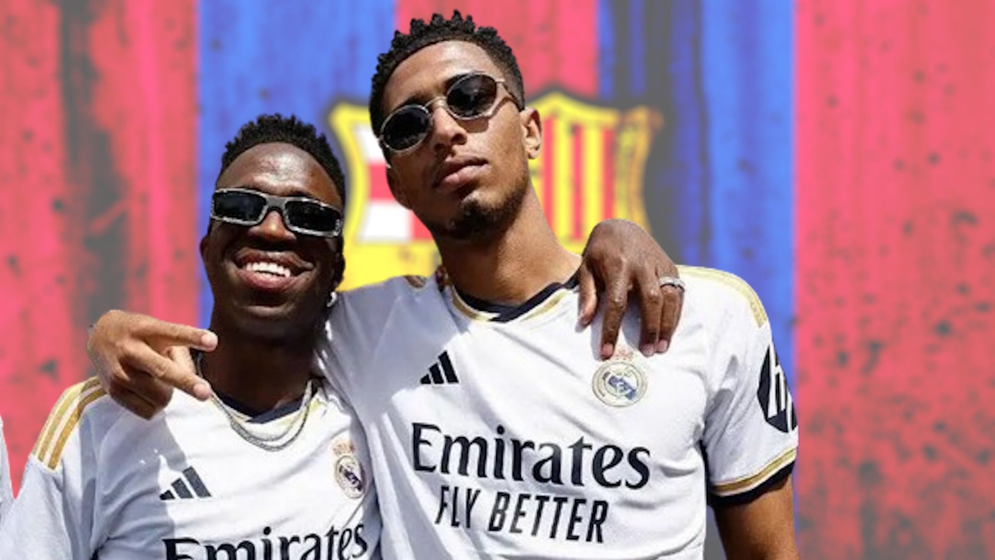 Vinicius se ‘carga’ el discurso anti madridista de los culésn nuevo gesto de cariño con Bellingham