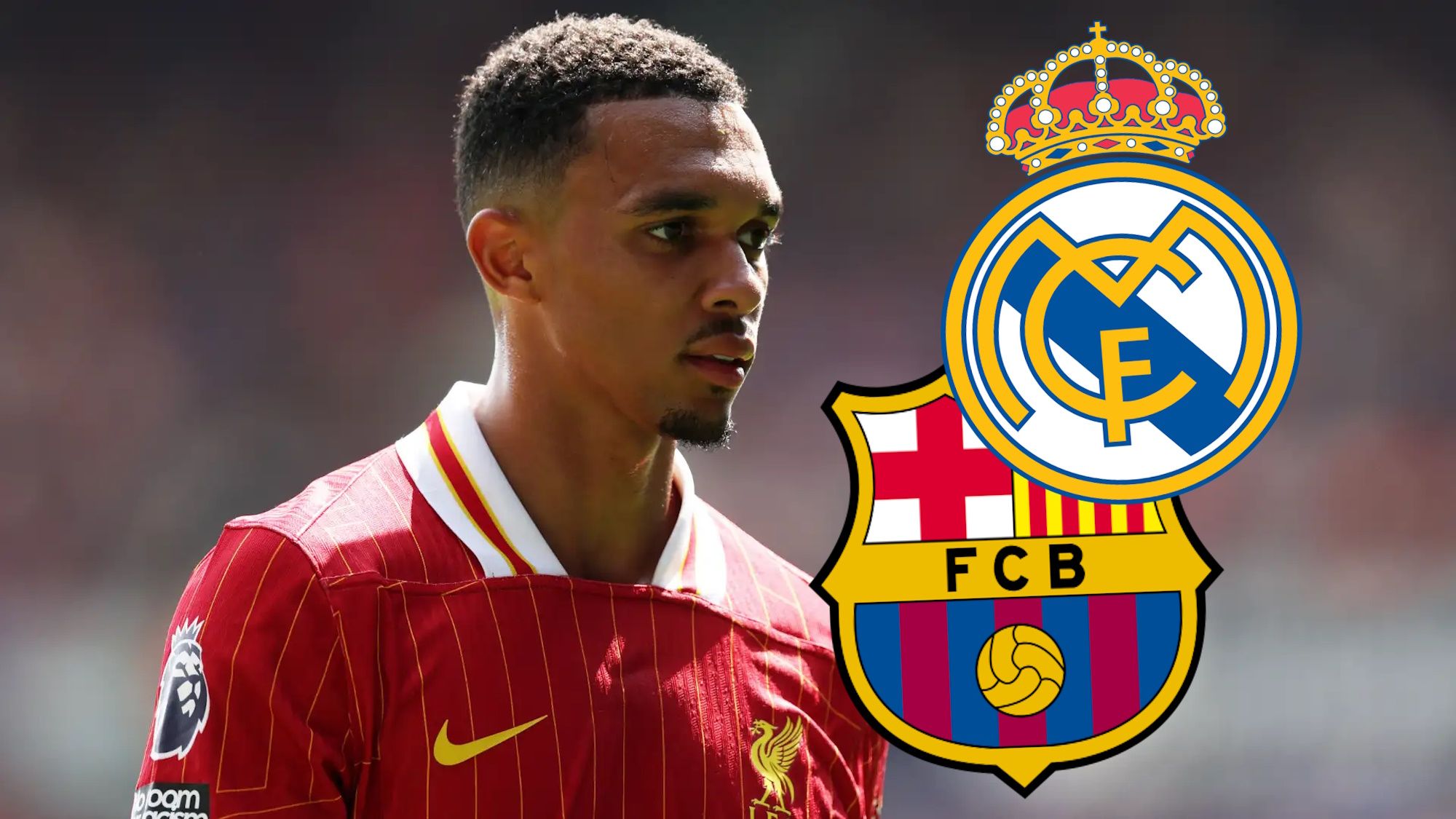 Agente libre en 2025 el Madrid le devuelve al Barça lo de Trent Alexander Arnold