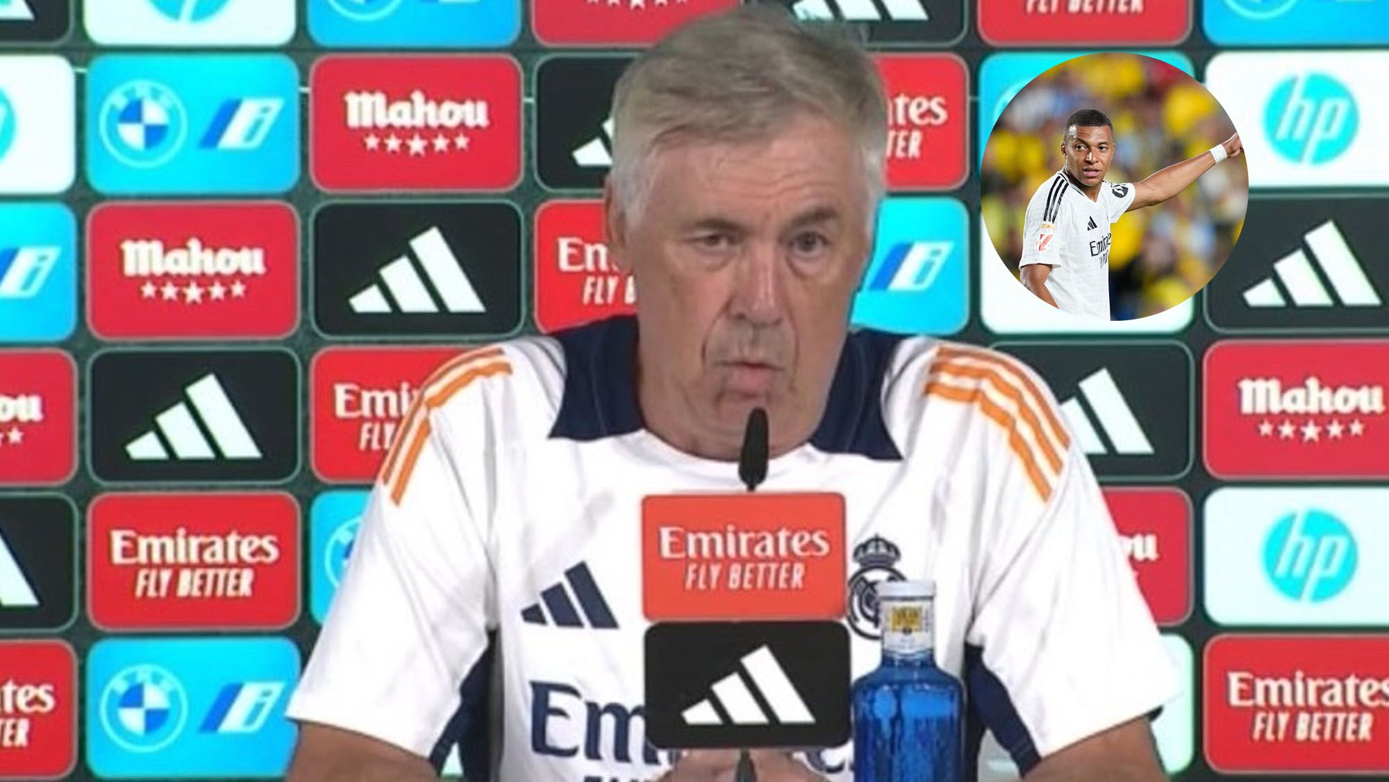 Ancelotti desvela el problema y señala directamente a Mbappé: "Es el que menos..."