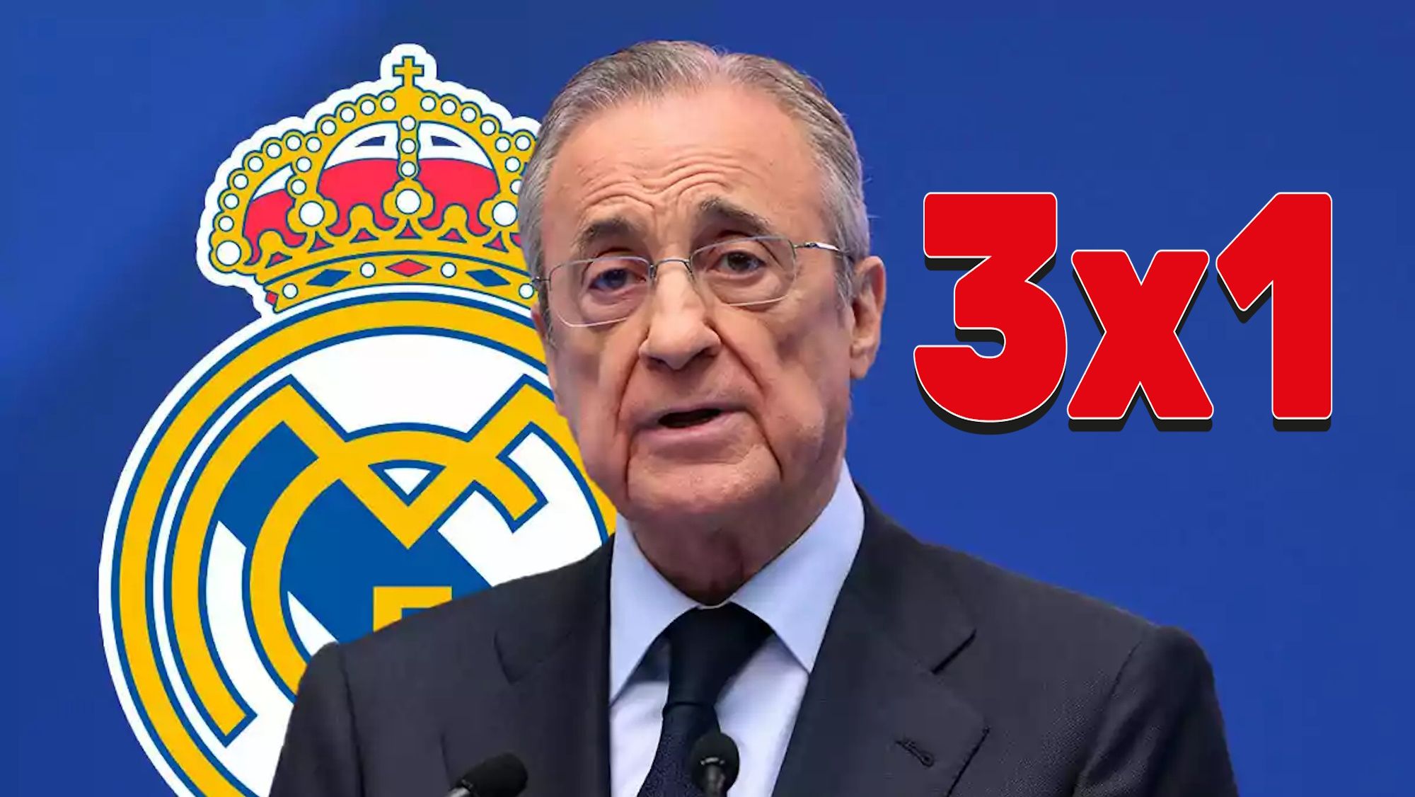 Florentino Pérez, a por el ‘más difícil todavía el plan del presidente pasa por lograr un 3x1 en 2025