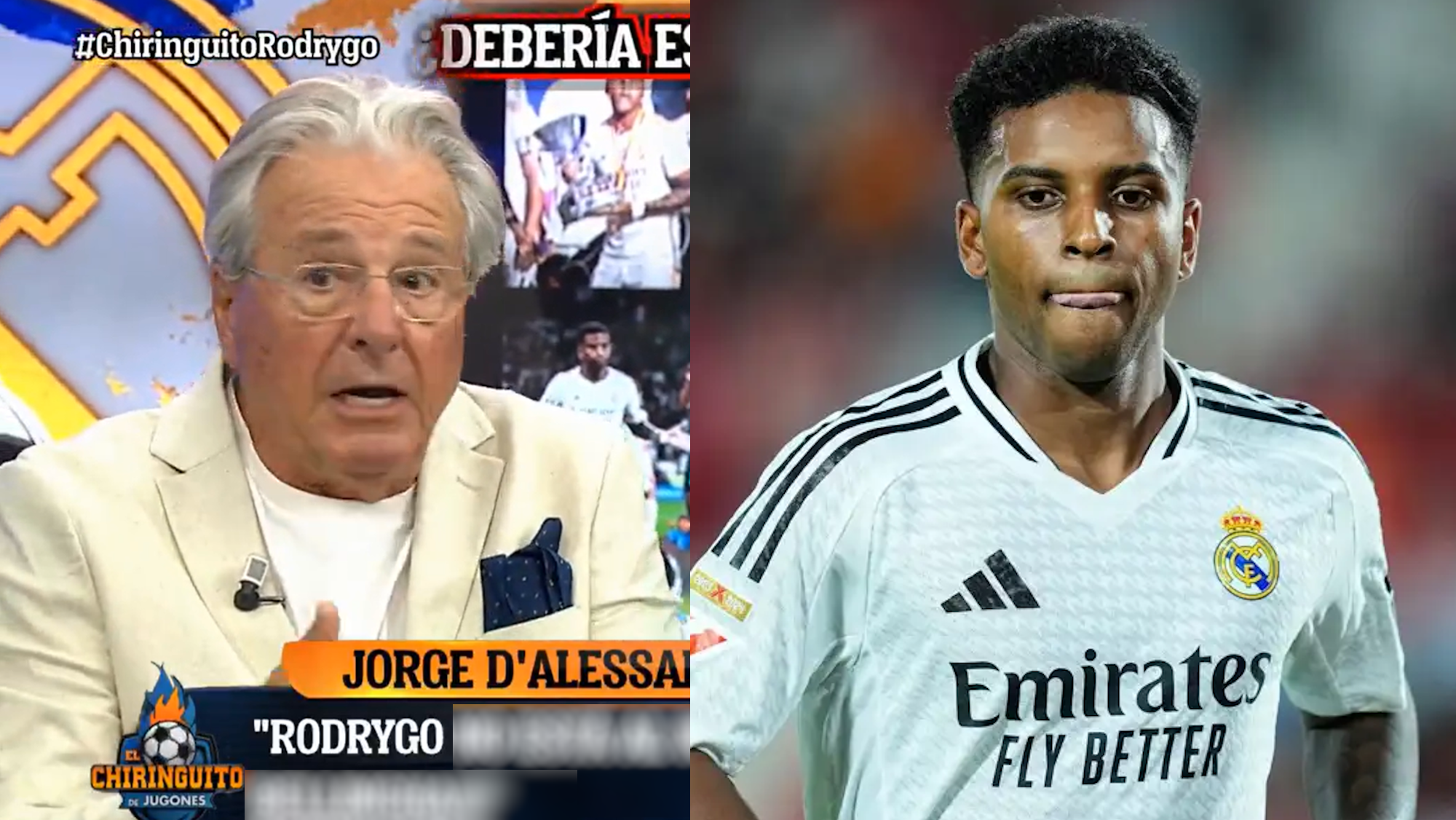 D’Alessandro explodes and attacks Rodrygo live, kicks him out of the team: “Supporting player”