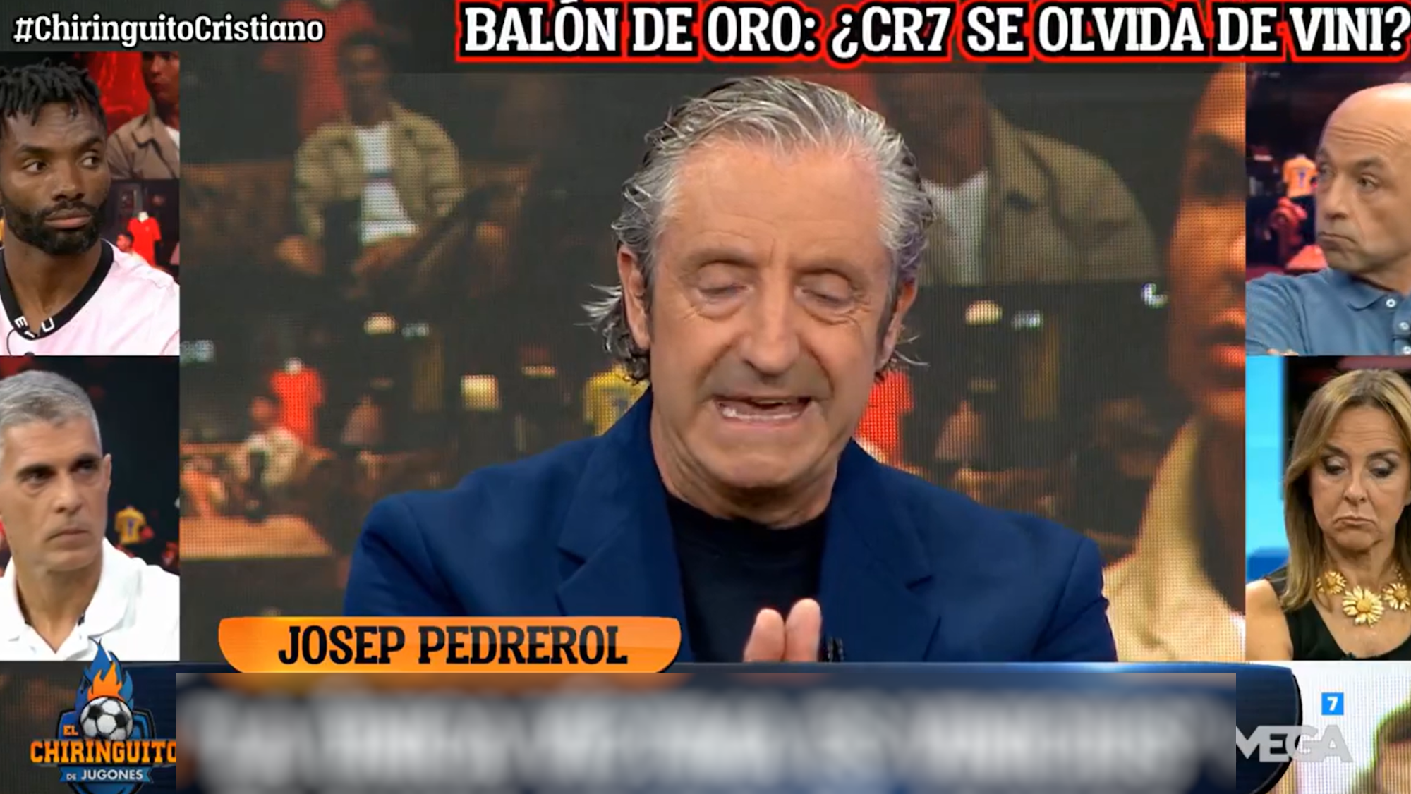 Pedrerol zanja el debate alzando la voz sobre quién debe ganar el Balón de Oro