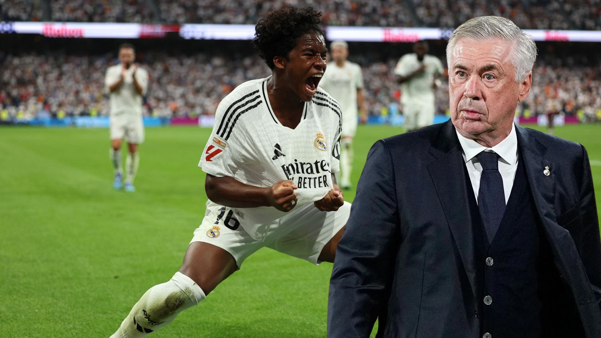 Ancelotti, muy claro con Endrick tras su gol histórico: "Para tirar desde ahí..."