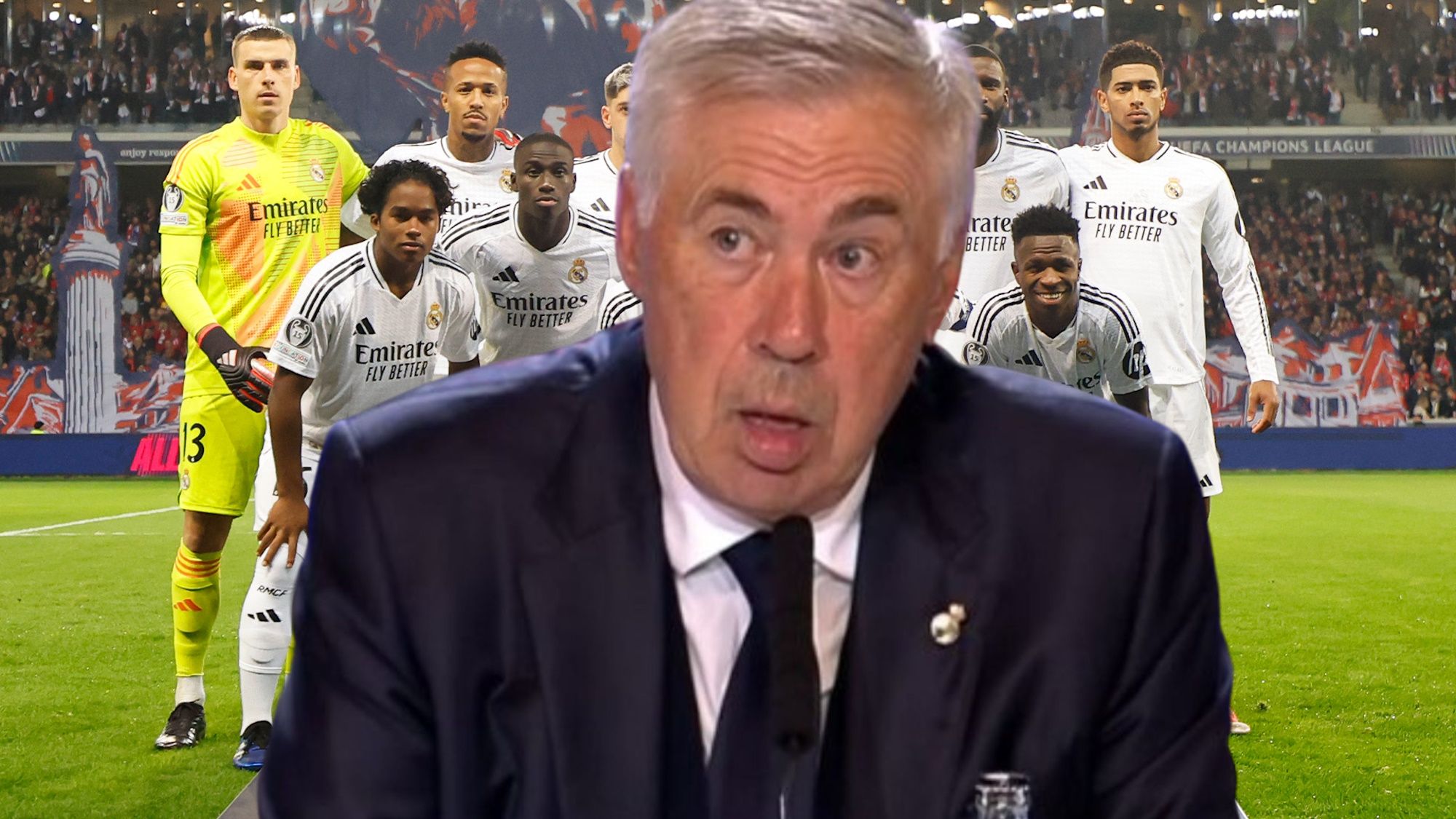 Ancelotti muestra sus cartas y sentencia a uno de sus jugadores no jugará