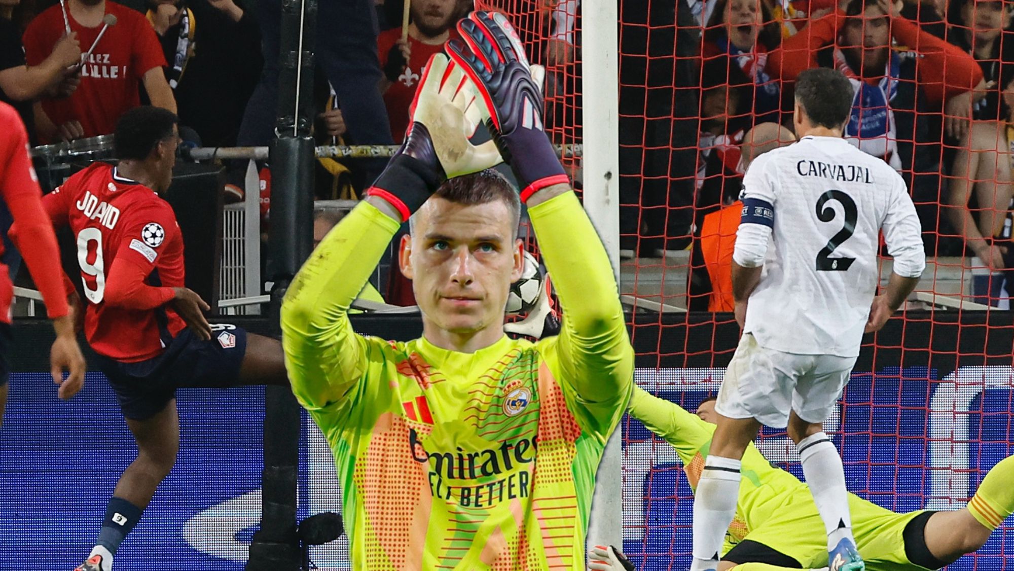 Preocupante: Lunin desvela el problema de fondo de la derrota del Madrid ante el Lille