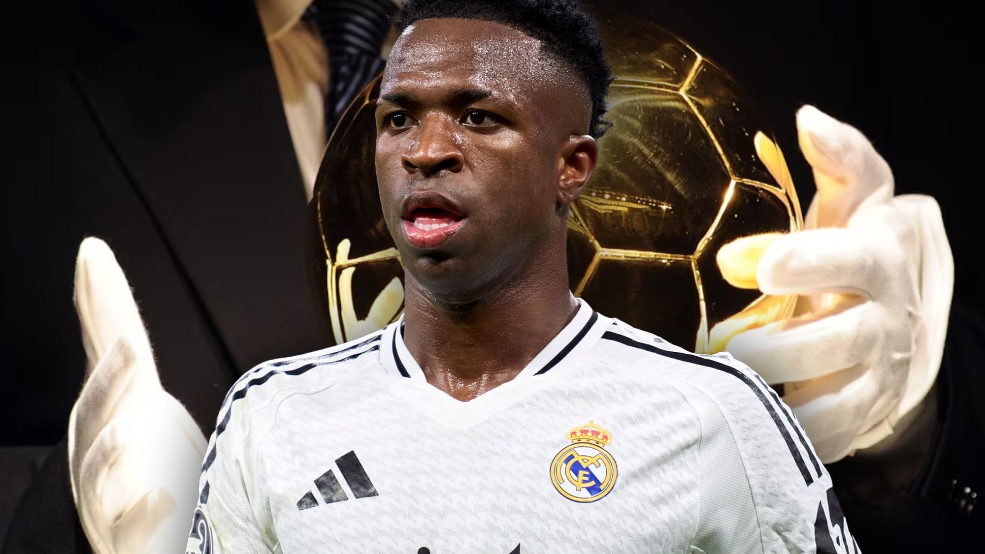 Vinicius, preparado para su baño de oro: en el Real Madrid se da por hecha su victoria el 28-O