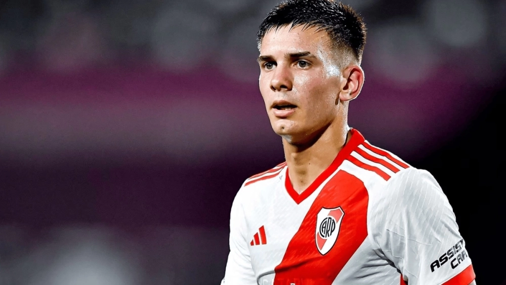 Franco Mastantuono con el River Plate