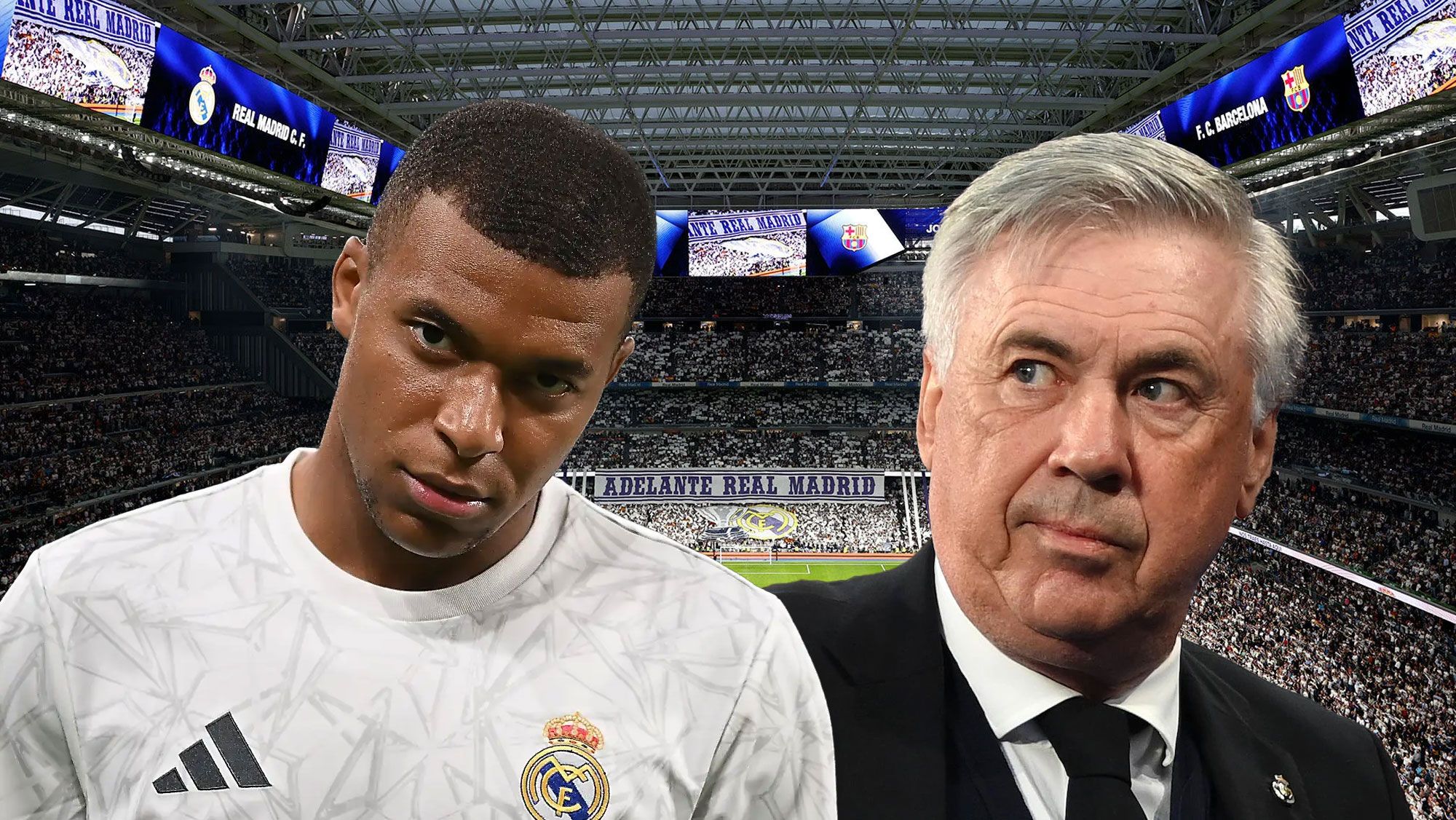 Mbappé no termina de enchufarse en el Real Madrid y Ancelotti le da un consejo para El Clásico