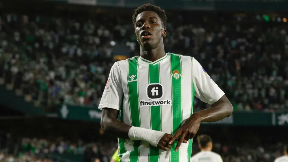 Assane Diao con el Betis