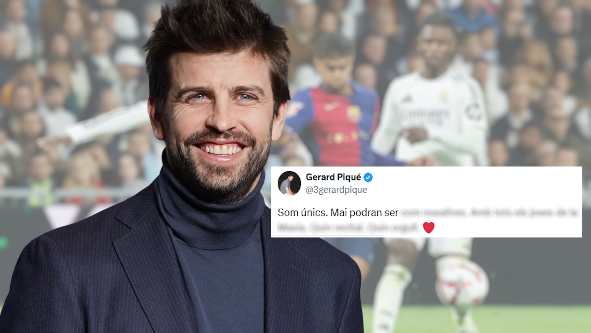 Gerard Piqué se manifiesta sobre el Clásico en redes sociales de la forma más polémica: “Nunca podrán…”