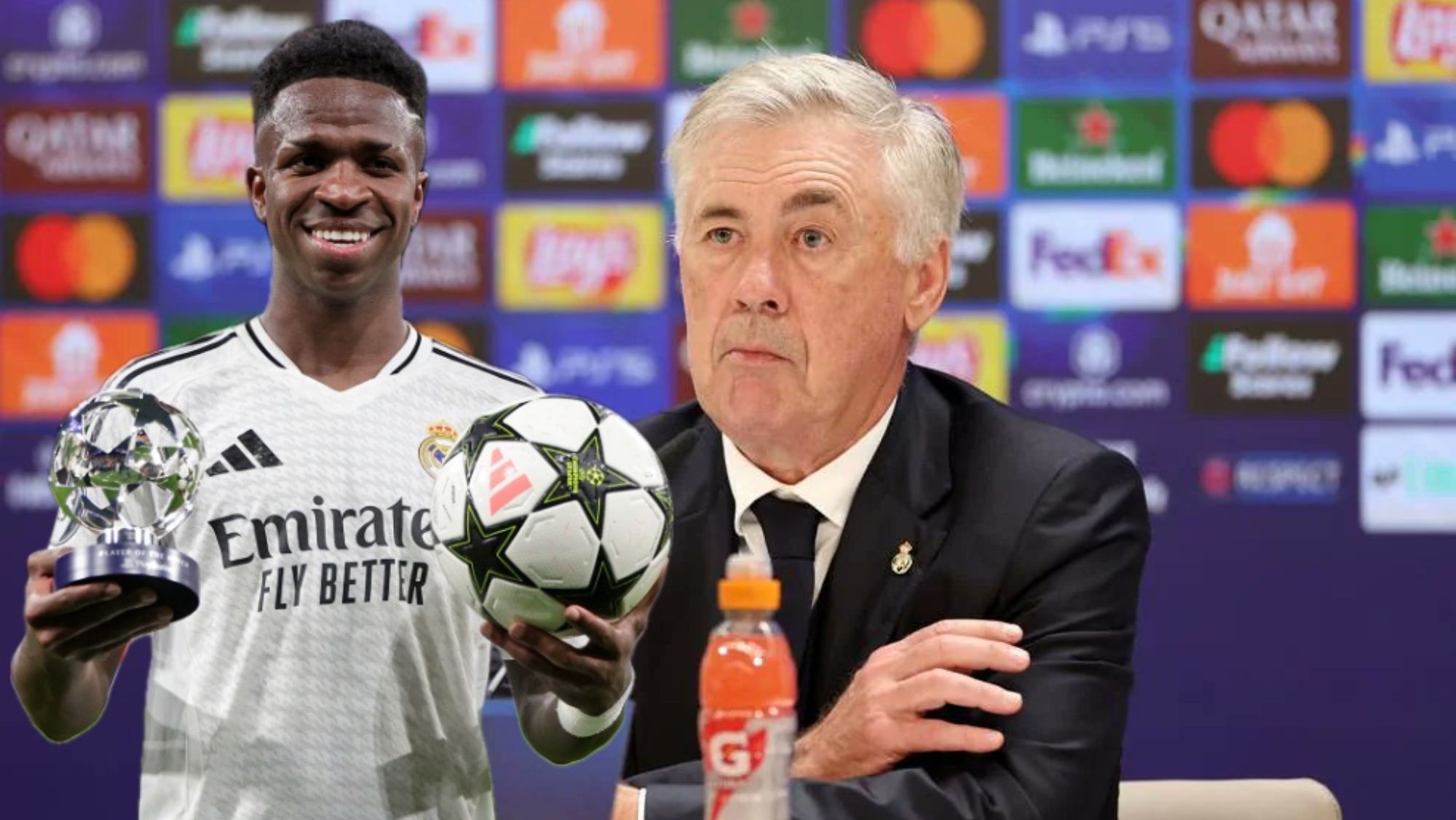 Vinicius admite su 'gran miedo' tras quedar K.O. en el Balón de Oro: Ancelotti, implicado