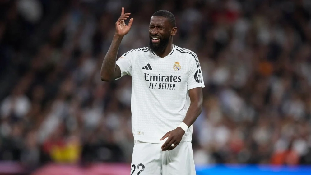 Rüdiger con el Real Madrid esta temporada