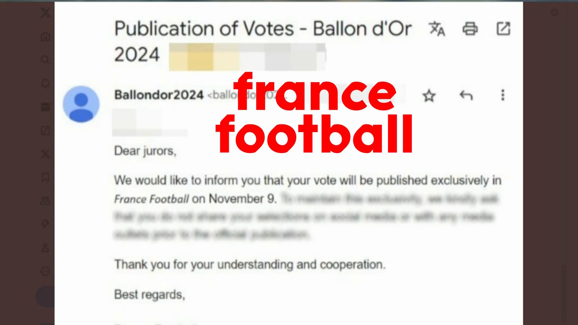 France Football mueve ficha ante el despropósito vivido en el Balón de Oro: rechaza la trasparencia