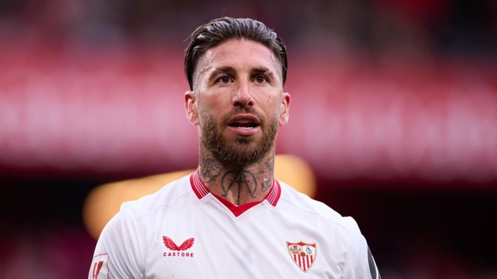 Sergio Ramos con el Sevilla