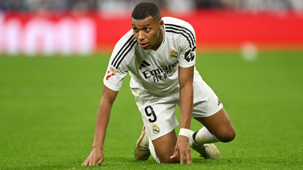 Mbappé esta temporada con el Real Madrid