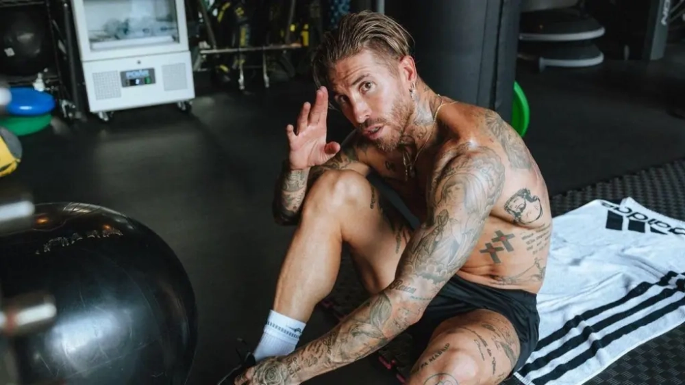 Sergio Ramos entrenado