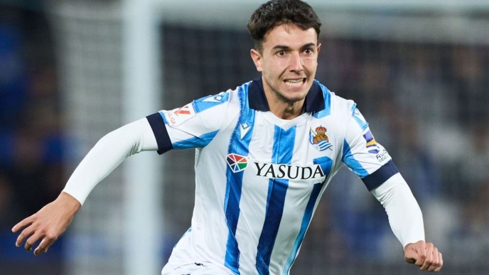 Martín Zubimendi con la Real Sociedad