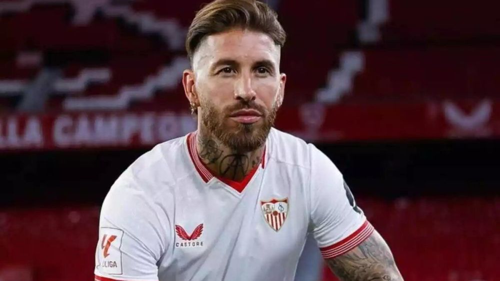 Sergio Ramos con el Sevilla