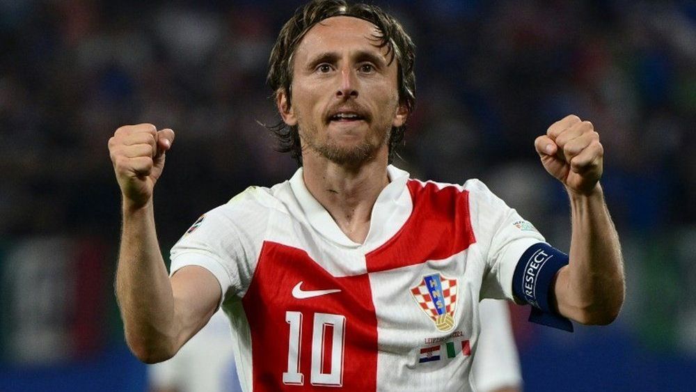 Modric con Croacia